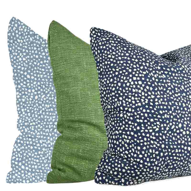Thibaut InsideOut Fawn Lake Pillow, Thibaut InsideOut Vista Kelly Pillow, Thibaut InsideOut Fawn Midnight Pillow